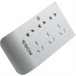 罗尔思T33C A六孔3+3国标无线直插墙插转换器 高效便捷的家电配件解决方案